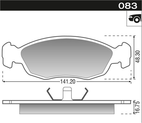 Pastilla Freno Plasbestos Chevrolet Celta Suzuki Fun 1.0 Del