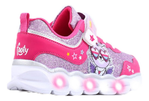 Footy Zapatillas Lifestyle Niña Wow Gatito Rosa-blanco Cli