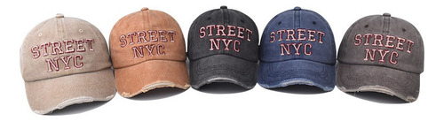 Gorra Street Nyc Jt Estilo Y Comodidad Para Todos Algodon Marrón Claro Regulable