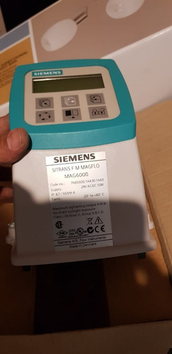 Siemens Flujómetros Sitrans Mag 6000 7me6920-1aa10-1aa0 