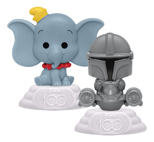 Muñecos Dumbo Y The Mandalorian Disney 100 Mcdonalds 2023