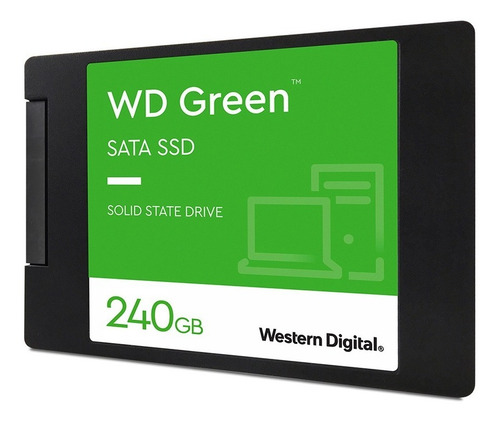 Imagen 3 de 6 de Wd Disco Ssd Digital Green 240gb 2.5 Int Sata