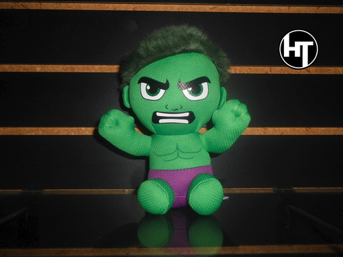 Marvel Comics, Hulk, Baby, Peluche, Original Ty, 7 Pulgadas