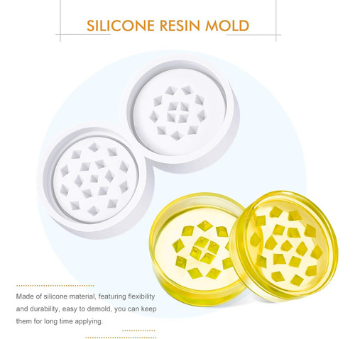 Molde Resina Silicona Hoja Arce Molde Resina Grinder