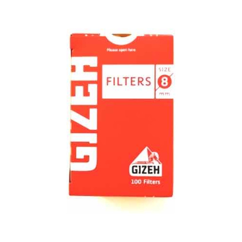 Filtros Regulares Gizeh X10 Cajitas / 8mm Clásicos / Filtro