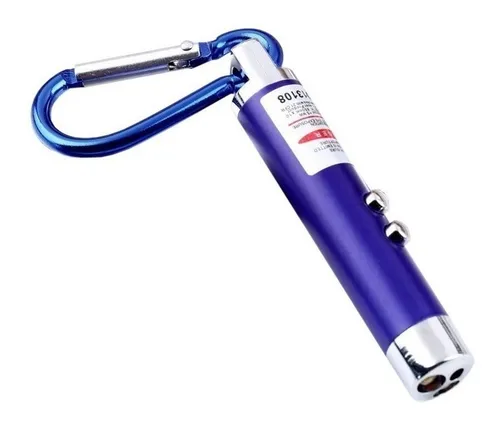 Mini Lanterna Laser Luz Uv Ultravioleta Chaveiro Gato 3 Em 1