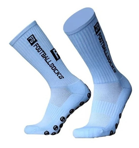 Calcetas Antideslizante Football Socks Azul Celeste (39-44)