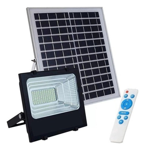 Luminária Refletor Led 60w Resistente Água Jardim Luz Solar