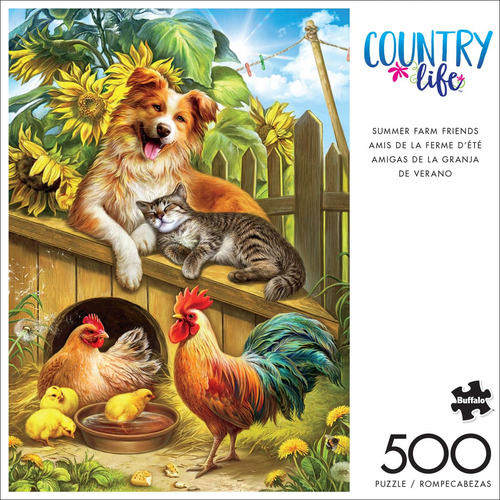 Rompecabezas Buffalo Games Nadia Strelkina Summer Farm 500p