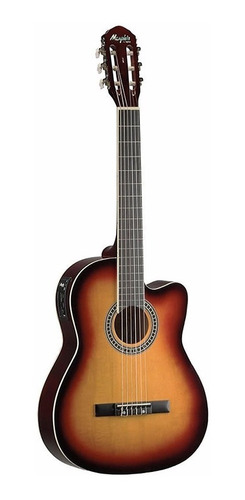 Violão Original Clássico Nylon Memphis Elétrico Ac60 Sb 