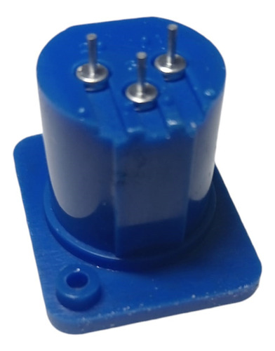 Conectores Para Xlr Dmx Canon Plastico Chasis 5 Machos/5 Hem 5 Machos 5 Hembras Azules
