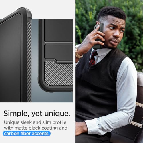 Funda Para Galaxy S24 Matte Negro Piel Sintetica