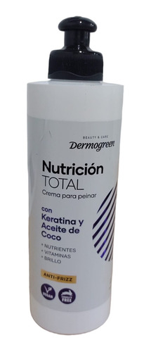 Crema De Peinar - Nutricion Total Con Aceite De Coco X300ml