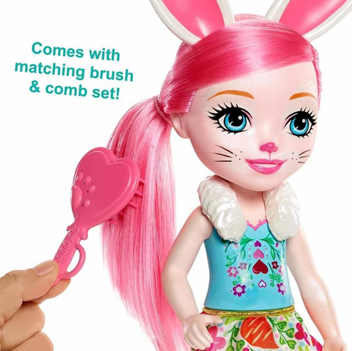 Enchantimals Huggable Cuties Bree Bunny And Twist (gigante)