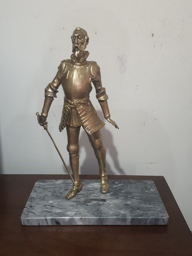 Estatua De Quijote Antiguo Excelente Hermoso Remato