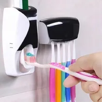 Comprar Porta Cepillos Con Dispensador De Pasta Dental 2 En 1