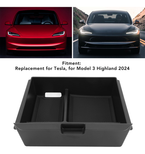 Bandeja Organizadora Consola Central Tesla Model 3 Silicona
