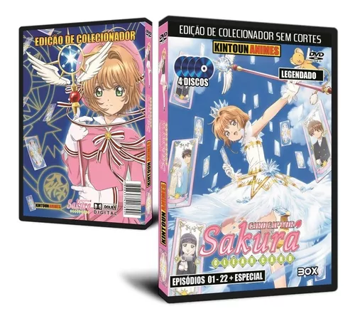 Box Dvd Sakura Card Captor + Sakura Clear Card + Filme + Ova