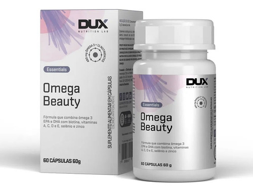 Dux Nutrition Ômega Beauty - Pote 60 Cápsulas