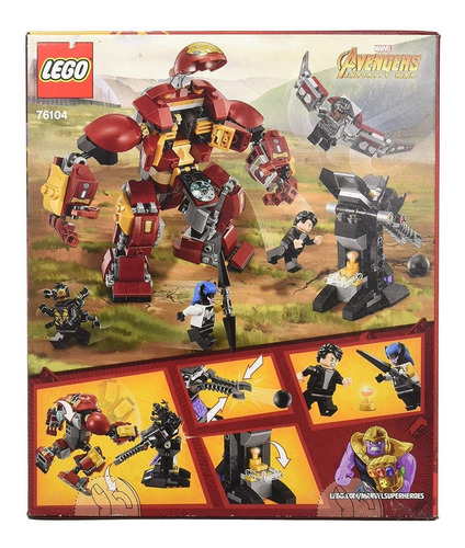 Lego Infinity War El Hulkbuster Smash-up 76104 Kit 375 Pzas
