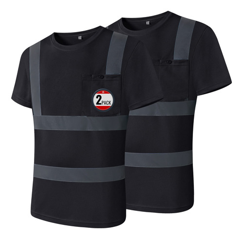 Camisa Seguridad Reflectante Alta Visibilidad Para Hombr 2