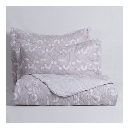 Quilt 1.5 Plazas Portugal Estampado Lilium