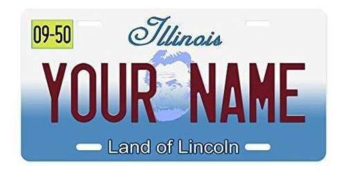 Marco - Bleureign(tm) Personalized Custom Name Illinois Stat