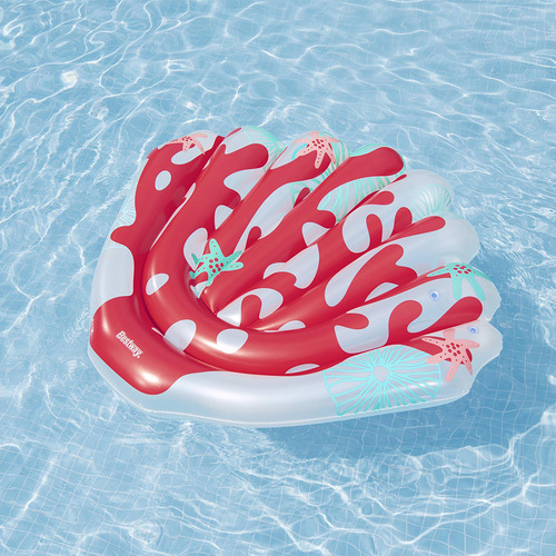 Inflable Salvavidas Montable Bestway Diseño De Coral 186cm