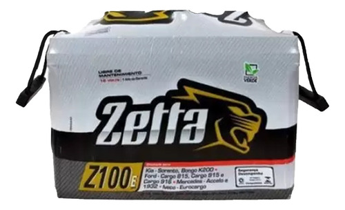 Bateria Zetta 100ah - Ford