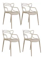 Comprar Kit 4 Cadeiras  Allegra Ana Maria  Cozinha Jantar Bege Nude