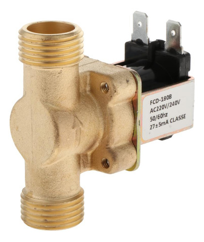 2 Válvula Solenoide De 1/2 Pulgada, Latón Entrada Dc220v
