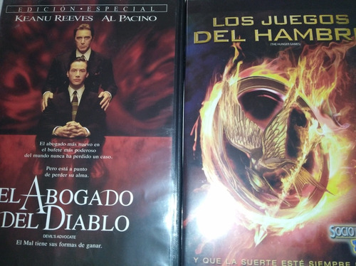 Dvd El Abogado Del Diablo, Los Juegos Del Hambre