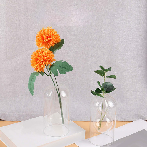 Florero De Vidrio Botella De Vidrio Simple Floreros Estilo B