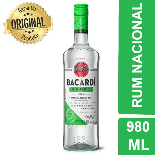 Rum Bacardi Big Apple 980 Ml