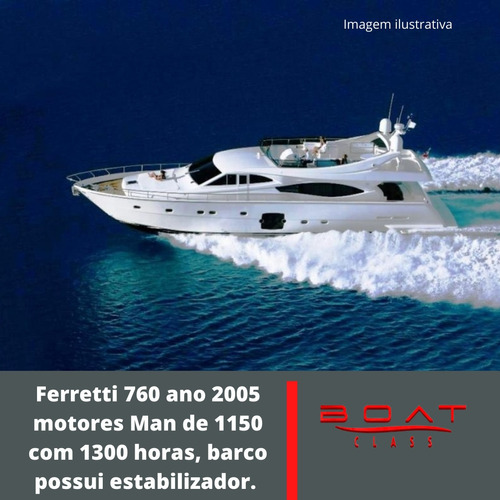 Ferretti 760 2005,intermarine 76, Princess 64, Azimut 62, 