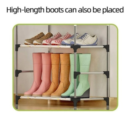 Imagen 4 de 6 de Organizador De Zapatos Fácil Transportar 6 Capas Zapatero