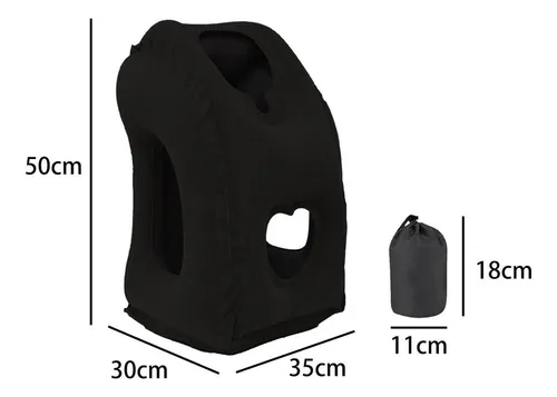 Reposacabezas Portátil Niños Adultos Almohada For Negro