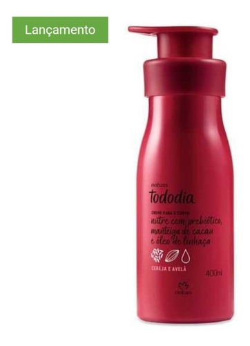 Creme Hidratante Corporal Cereja e Avelã 400ml Natura Tododia