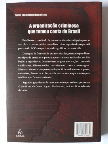 Pcc O Sindicato Do Crime E Outros Grupos Percival De Souza