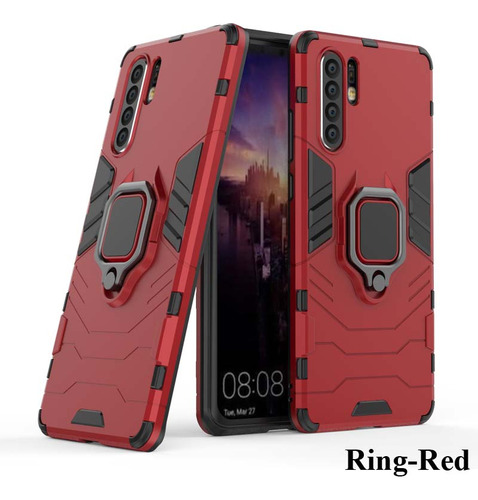 Huawei P30 Pro Case Bumper Antishock Black Panther Premium