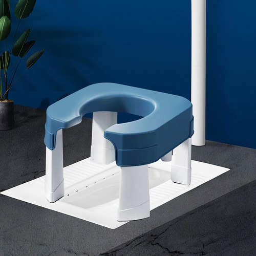 Banco Para Cocô, Resistente, Para Urinar, Azul