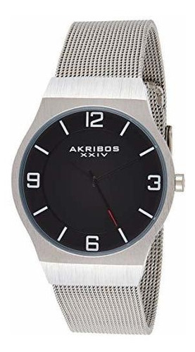Akribos Xxiv Omni Mens Casual Watch - Brushed Center Dial - 