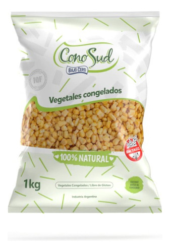Choclo Conosud Congelado Iqf Pack 3 Unidades De 1 Kg