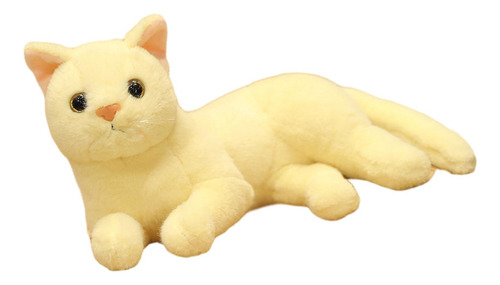 Muñecos De Gato De Peluche, Animales De Amarillo Beis
