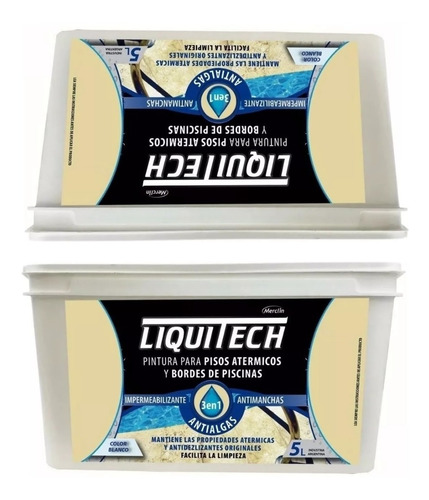 Pintura Para Pisos Atermicos 5 L Liquitech Merclin