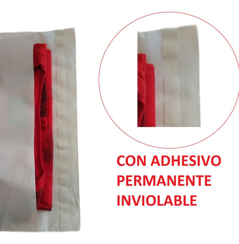 Bolsas Ecommerce Hola 30x45 Con Adhesivo Inviolable X50u