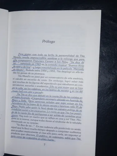 Libro Se Dice De Mí La Vida De Tita Merello Néstor Romano
