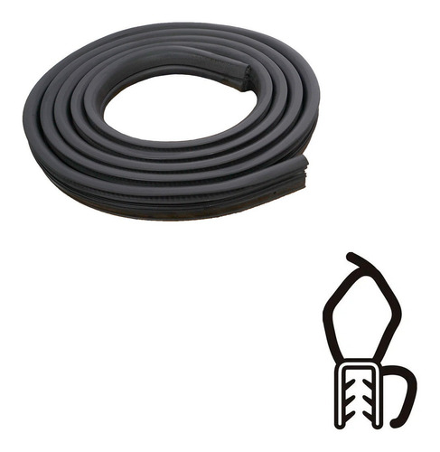 Borracha P. Mala Kadett 95 96 97 98 C. Aba 4.20m Preto