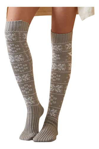 Calcetines Navideños En Forma De X Para Mujer, De Algodón, T