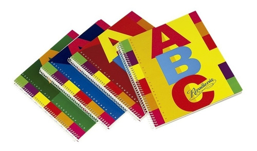 Cuaderno Rivadavia Abc Espiral X60 Hojas Cuadriculado Woopy